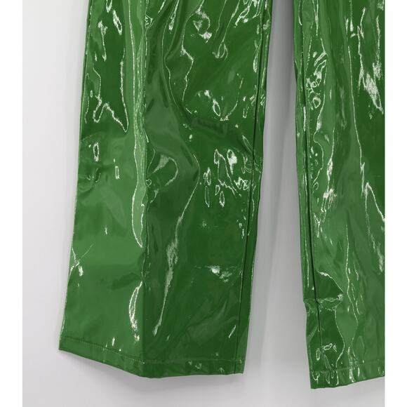 Green Pleather Vinyl Pants by Nocturne - Picture 5 of 12